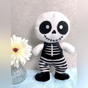 Skeleton Plush Toy - Black and White